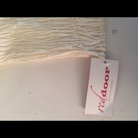 NWT Ivory Crinkle Textured Dressy Jacket Size L - Picture 6 of 6